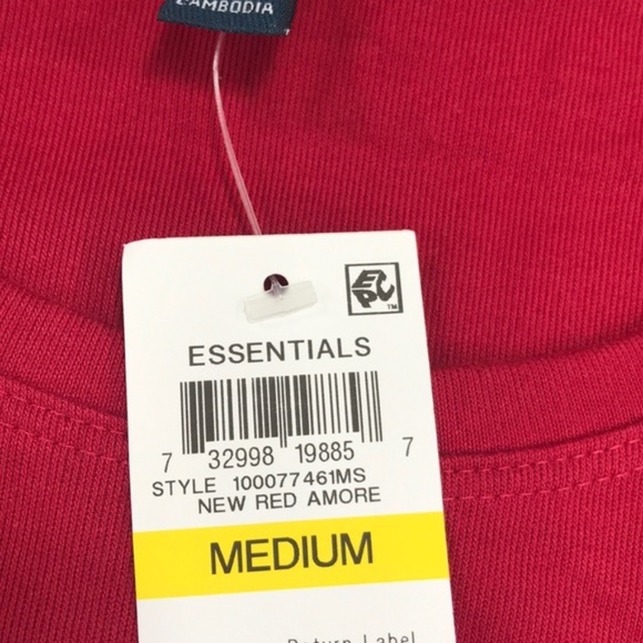 Karen Scott Sport Colorblocked Striped Grommet Top - Picture 6 of 8